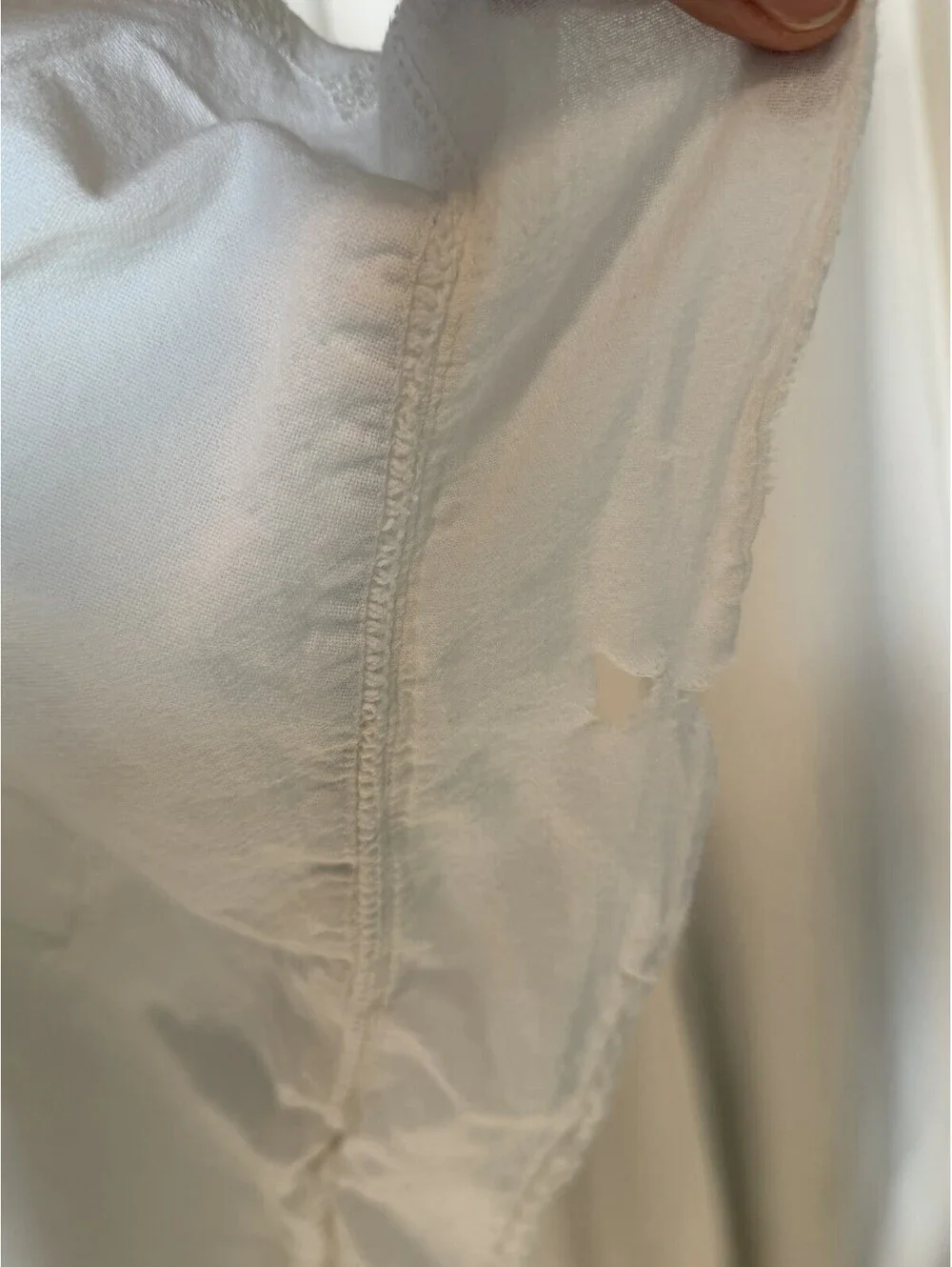 Free People Be There Oversized Ivory Hoodie Poncho Embroidered Eyelet Detailing